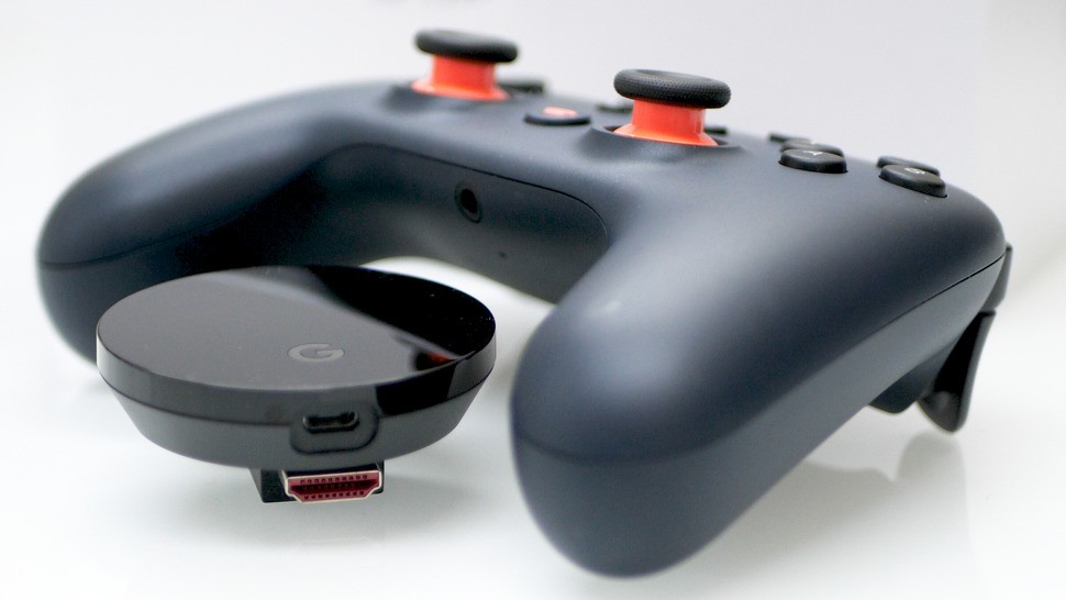 A look around the core components of Stadia - the controller and Chromecast Ultra