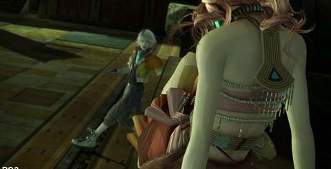A cursory examination of FFXIII's shadowing setup suggests that the effect is dialled back or indeed non-existent in certain cases.