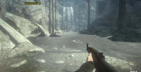 Other effects also seem to get improved implementations on Xbox 360. In the top comparison, we see a lack of environmental reflections on the water on PS3, while on the bottom the missing shadows are fairly self-evident.