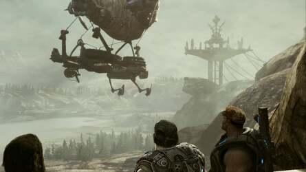 While Gears of War 3 specialises in close quarters combat, some of the levels, cut-scenes and set-pieces serve to remind you that the engine is capable of handling scale adeptly, with the occasional hint of some vast landscapes.