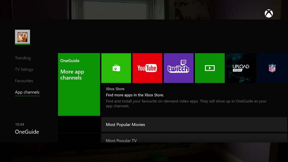 Video streaming services can be added to the OneGuide too