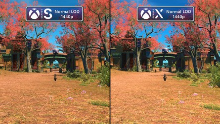 PS5, Series X and Series S look identical at the 1440p output resolution we tend to recommend for these platforms.