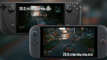 Steam Deck seems to fare better in terms of frame-rate stability in handheld mode, as tested here in the 30fps quality mode. We would not recommend either unit at 40fps to be honest, unless you significantly cut back settings on Deck - and even then, a 40fps lock is elusive.