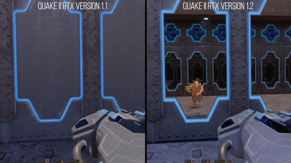 Proper mirror-like surfaces are inserted into the game now, with a 'hall of mirrors' effect you can tweak