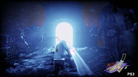 Light shafts were only seen in the Xbox 360 version of Bulletstorm - one of the latest Unreal Engine 3 enhancements. With Shadows of the Damned we see the same effect on both systems.