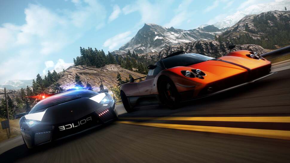 Racers and cops each have their own path through the game