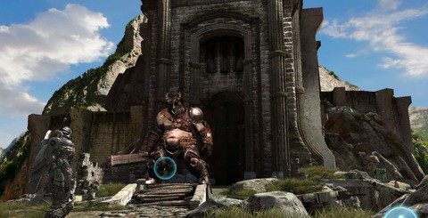 Infinity Blade 2 and Mass Effect: Infiltrator - iPad 2 native 1024x768 grabs on the left, new iPad versions on the right. Neither game seems to be using the full resolution of the new Retina display, presumably because the GPU resources aren't there to maintain performance. As with all the screenshots embedded into this article, click on the thumbnails for full resolution images.