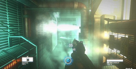 Most of the graphical effects work is like-for-like on both consoles, but there does appear to be a shadow offset bias issue on Xbox 360 (top). Reducing transparency buffer resolution is often used by developers for a cheap performance win, but Syndicate goes for full res effects on both platforms (bottom).