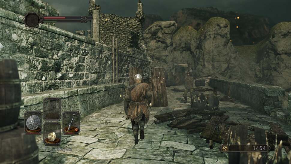 Dark Souls 2: Scholar of the First Sin on PS4 bumps up the density of physics-based objects from PS3, but the world is still sparse next to Bloodborne