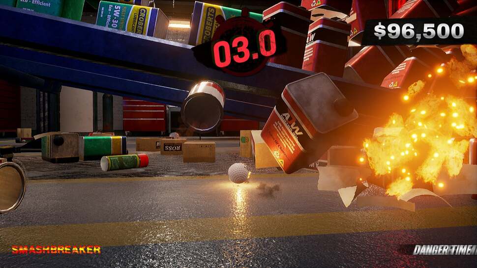 The objects you knock around are surprisingly detailed at close proximity