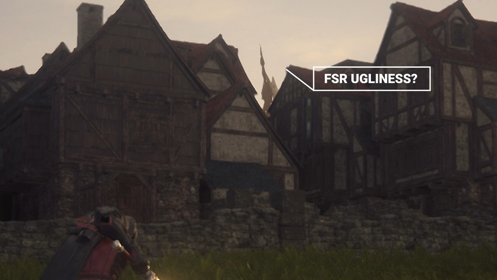 FSR 1 is easy to implement and can be useful for developers, but it certainly results in an ugly presentation when used with a low base resolution