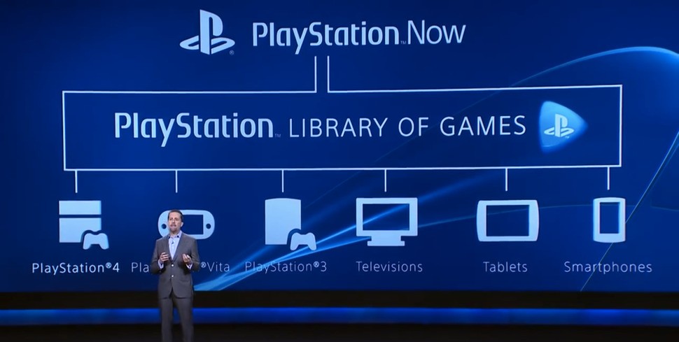 Sony's Andrew House reveals the new PlayStation Now streaming service earlier this month at CES. The system goes into a closed public beta at the end of this month.