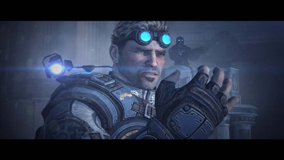 FMV sequences are used to link each mission to the larger story. Quality is high, and artifacting is only spotted with a magnifying glass to hand - a massive improvement over previous Gears cinematics