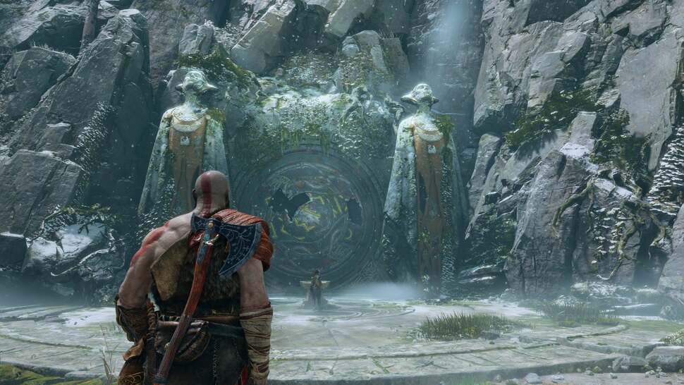 The new game features a tremendous leap in terms of asset quality. From the richly detailed stonework to the small details scattered about the scene, each locale feels carefully crafted to showcase the studio's artistic talents