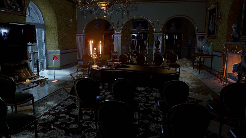 Variable lighting conditions can lead to some rather beautiful moments. Playing Dangerous Golf during a violent storm is always fun