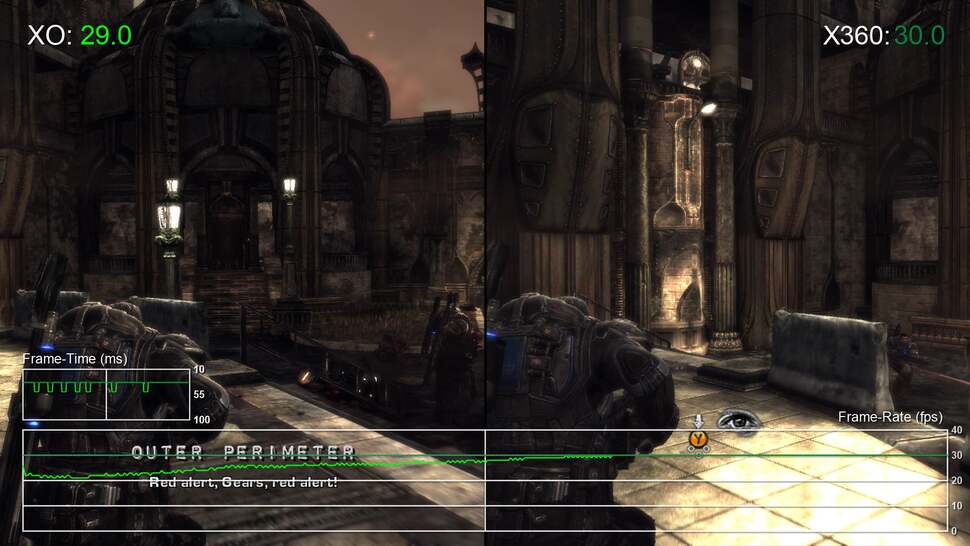 A solid showing for Gears 2 overall, with only isolated instances of impacted performance.