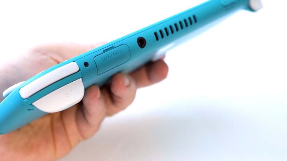 Depth is the same as a standard Switch, the vent here has active cooling behind it