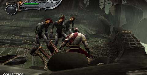 Close-up with Kratos you see just how detailed the original model is, and how the God of War Collection really makes the most of it.