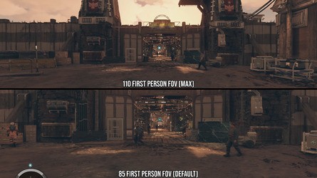 The inclusion of DLSS and FOV adjustment adds two much-requested (and community modded) features to the game - and they work well.