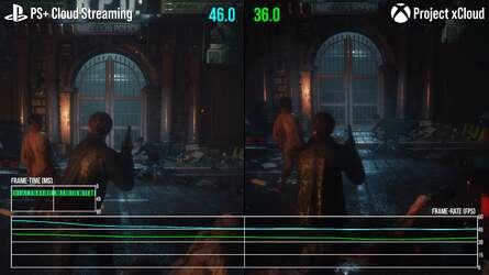 Frame-rate performance is a huge advantage for the PlayStation Plus service. Right now the Xbox cloud uses Series S-equivalent hardware on its servers on the titles we tested, which inevitably is no match for the PS5-grade hardware used on the PS Plus cloud.
