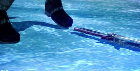 A closer look at the effect gives the strong impression that the shadows are merely offset, being clipped by the elements supposedly casting the shadows.