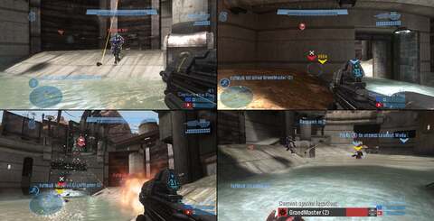 Four-player split-screen is just as smooth and as playable as it was in Halo 3. Bungie deserves kudos for continuing to support it when so many have left it behind.