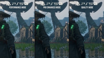 Here's how the game fares on PS5 Pro - and by extension, the PS5 and Xbox Series X. Weirdly, PSSR is not used on Pro, so settings appear matched on all three machines though resolution and frame-rates can differ. Click to enlarge. 