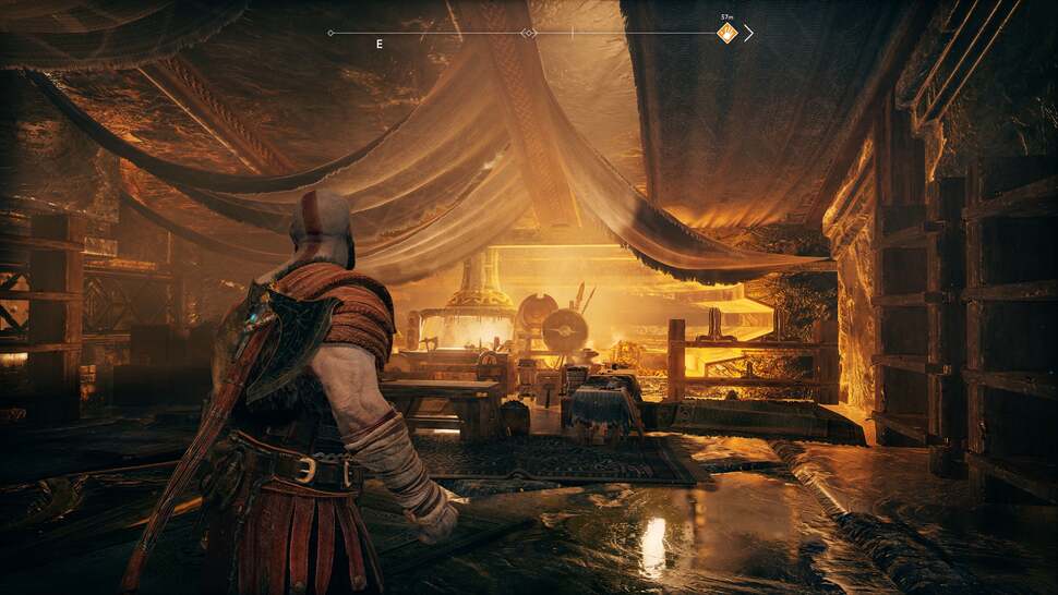 Indoor sequences benefit from advanced lighting and volumetric effects with smoke and fire realistically filling the space. The quality of the materials once again stands out