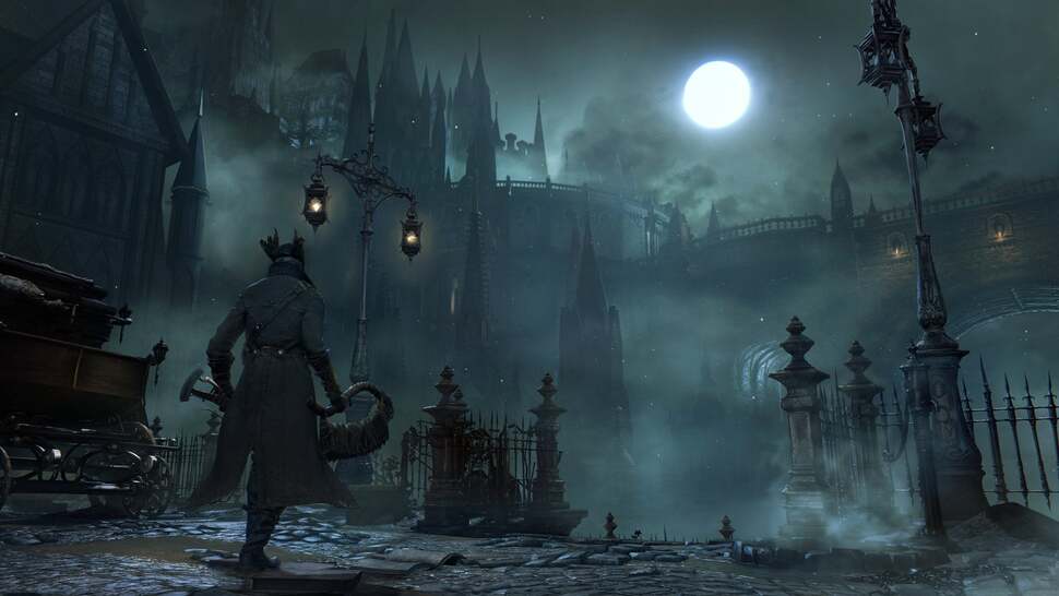 The horror. Backed by a blunderbuss and saw-cleaver, Bloodborne's combat system isn't exactly going for the cleanest of finishes