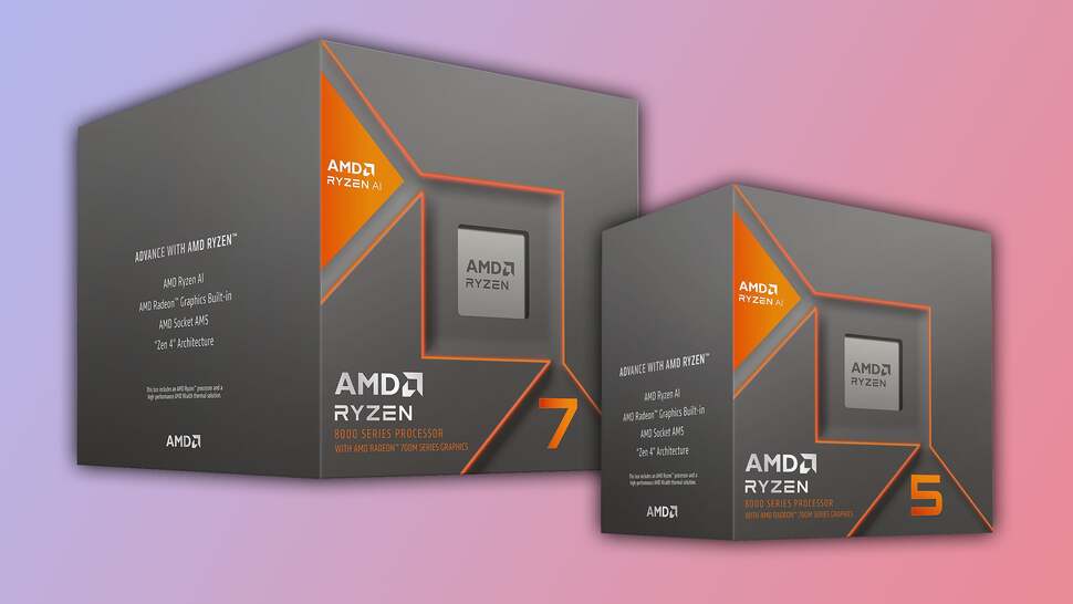 Like the Ryzen 7500F and 7600X, you get an AMD Wraith Stealth cooler with the 8600G - while the 8700G gets the taller Wraith Spire.