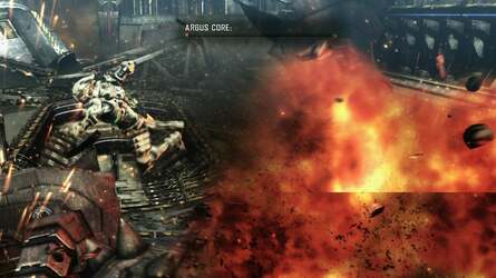 The impact of screen tear varies dramatically from scene to scene. The fact that you're mostly concentrating fire on a single target at a time makes the two 'torn' images fairly close in look, meaning that the tear itself is very difficult to pick out. V-sync is better of course, but the high levels of screen-tear in some areas of the 360 version are not quite the disaster you think they might be.