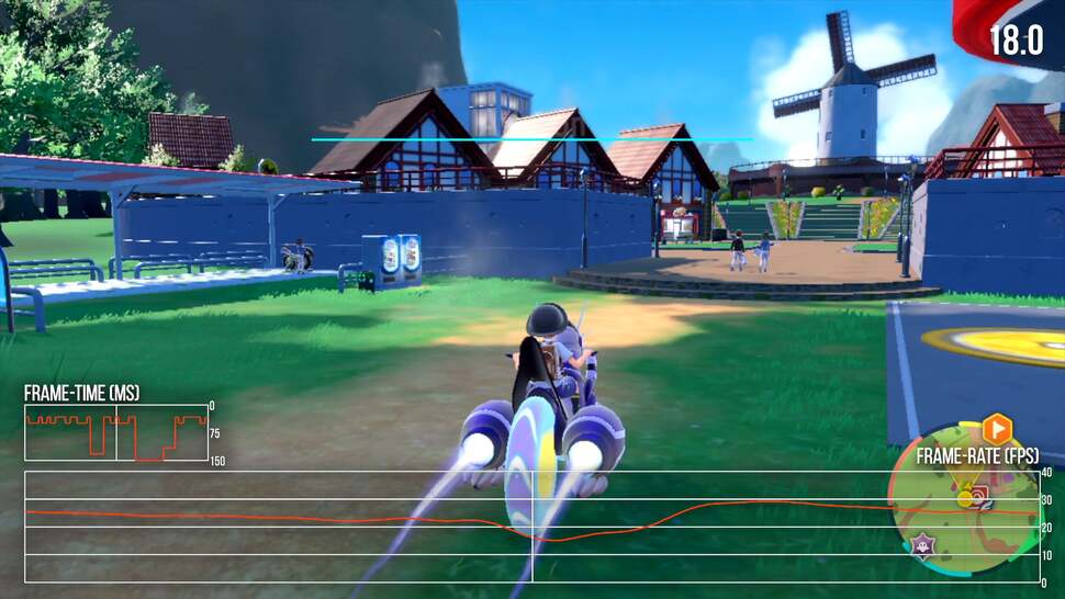 The frame-rate is bad, yes, but look at the frame-time graph. We should be seeing a consistent 33ms line for 30fps but instead we're seeing drops up to and exceeding 150ms