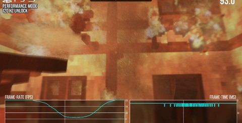 At 1620p fidelity mode, PS5 mostly runs at 60fps but can drop under heavy load. Performance mode effectively locks to 60fps, but also offers an intriguing unlocked mode up to 120fps which typically operates in 90-120fps territory.