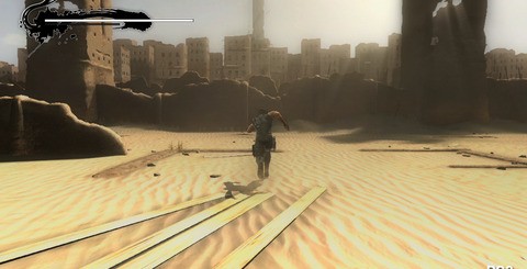 In some places texture detail and resolution has been dialled back on the PS3 and there's a reduction in anisotropic filtering (top). Lightshafts complement the use of bloom on both platforms, enhancing the somewhat dated lighting model generally in play (bottom).