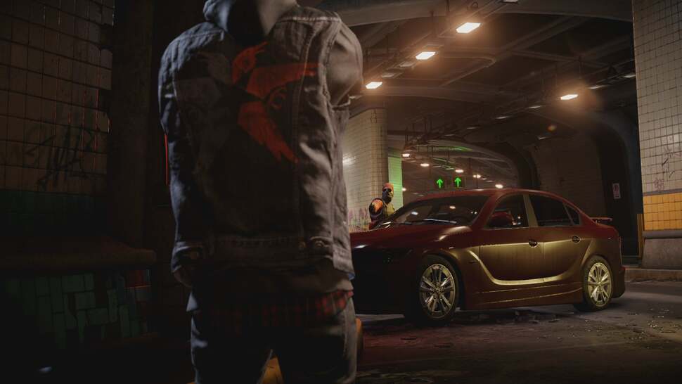 The advantages of real-time cinematics over movies are numerous, but the continuity in assets is a clear bonus. Here's the environment in a cut-scene