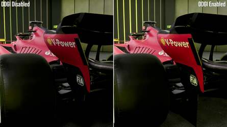 Here are some comparison shots showing the impact of enabling and disabling DDGI on the PC build of the game. Click to expand.