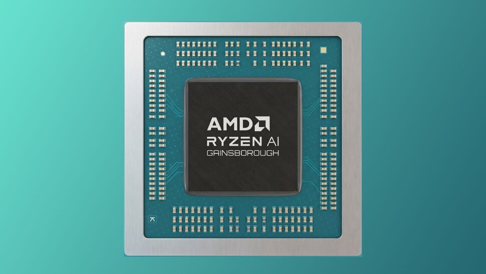 AMD Gainsborough APU Steam Deck 2 mockup chip