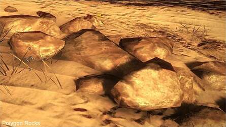 Another Euclideon comarison, this time covering off the incidental details like rock - low poly models in conventional engines, but transformed with Unlimited Detail.