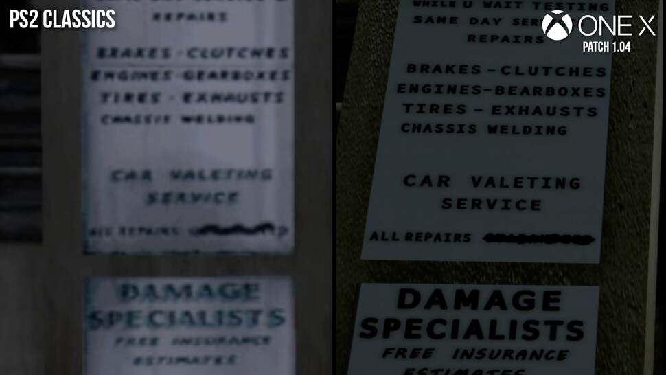 Unfortunately, not all of the spelling issues have been rectified. 'Gearboxes' in the PS2 title is rewritten as 'Bearboxes' here