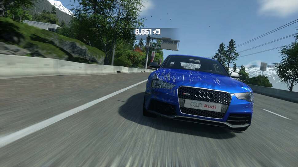 Car damage looks pretty limited in DriveClub, although we do see bodywork deformation that is proceedurally generated in real-time, while heavy paint scratches react differently to light than the shiny metal surrounding them