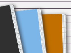 myNotebook: Carbon, Pearl and Tan Cover