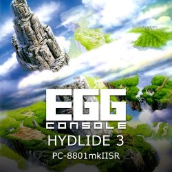 EGGCONSOLE Hydlide3 PC-8801mkIISR Cover