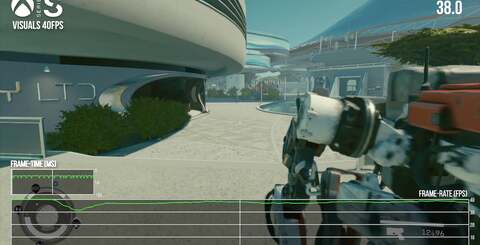 Starfield's 40fps mode on the visuals preset generally works well enough, but CPU-heavy scenes remain challenging and even in simpler fare, there can be some blips.