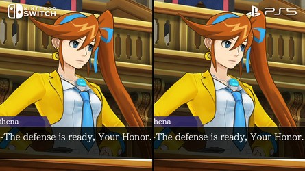 Series S outputs at 1080p, as it's on the Xbox One codepath, with a smearier scale to 4K than the Series X. Meanwhile, the Switch version runs at its native resolutions - 720p in portable mode or 1080p docked - and looks particularly good in portable mode due to the smaller screen size. Touch controls are also provided for 3D object manipulation.