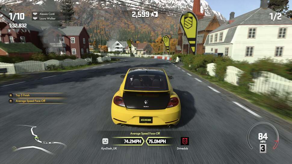 Physically-based rendering means that surfaces react differently to various lighting conditions and environmental factors. This gives DriveClub a photo-realistic sensation at times where materials appear accurately displayed