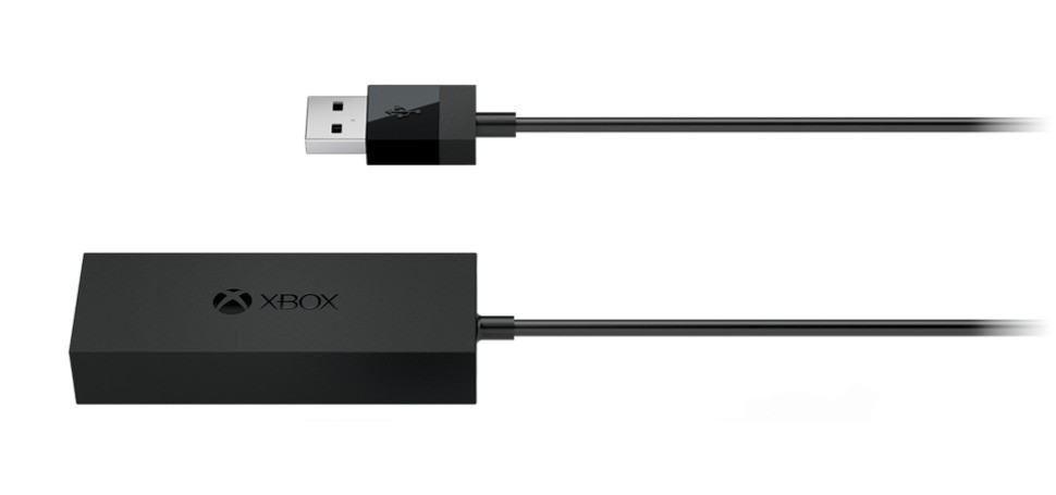 The Xbox One USB digital tuner. If you're looking to use the upcoming ability to record TV shows via the OneGuide, you'll need one of these, along with an external hard drive expansion.