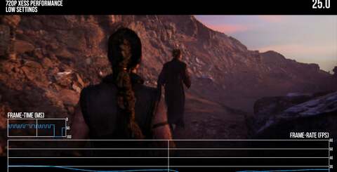 At its best, Steam Deck on lowest settings can deliver 30fps and look good - but other content never hits the target. ROG Ally in turbo mode fares much better and stuttering apart, works well in the VRR window.
