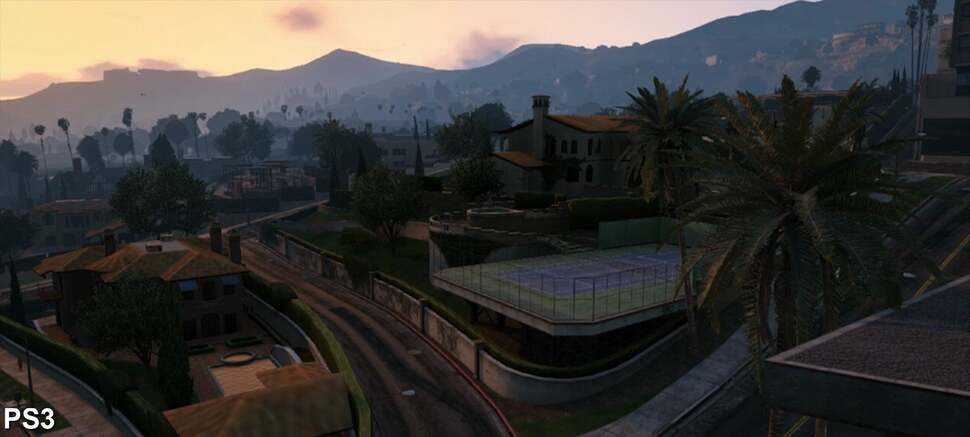 Everything comes together in this scene. Superior lighting, textures, shading, and a higher level of detail are all evident. The scene is busier and more cohesive on PS4. Notice just how much traffic is visible now as opposed to the PS3 game