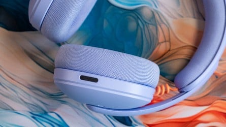 The left earcup is where everything happens - which lowers production costs. You've got a selection of controls that all feel different, an embedded mic on the opposite side and USB-C for charging. The right earcup is bare, by comparison. Click to enlarge. 