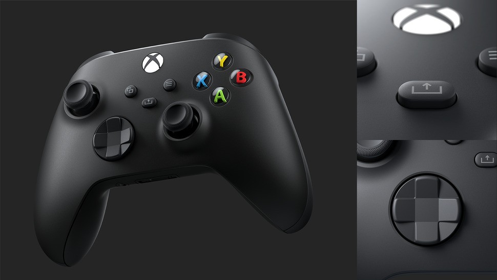 The Xbox One pad evolves - smaller, more accessible to people with smaller hands and now featuring a revamped d-pad and share button